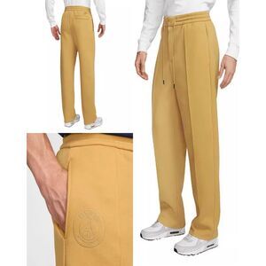 Nike NWT Gold Paris Saint-Germain Tech Fleece Loose Fit Open Hem Sweatpants Smal